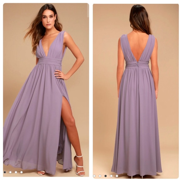 Lulus Dresses & Skirts - NWT Lulu’s Heavenly Hues Purple Maxi Dress